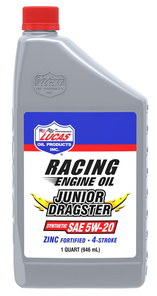 Lucas Oil - Synthetic SAE 5w-20 - Junior Dragster Racing Oil - 10476 - 1 Quart