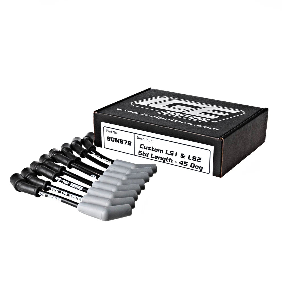 ICE Ignition - GM LS V8 - 45 Coil & 45 Plug Boots - 9GM878