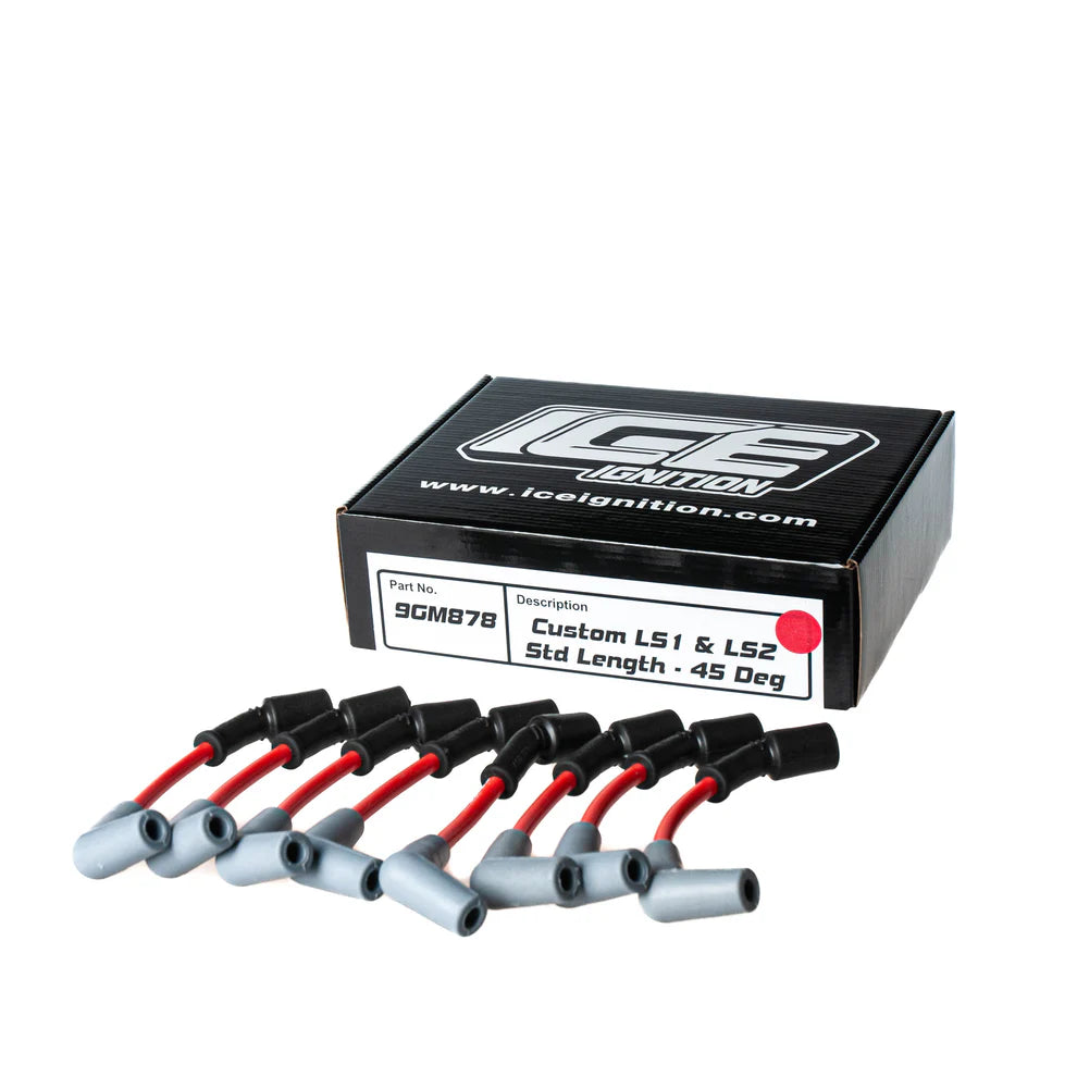 ICE Ignition - GM LS V8 - 45 Coil & 45 Plug Boots - 9GM878