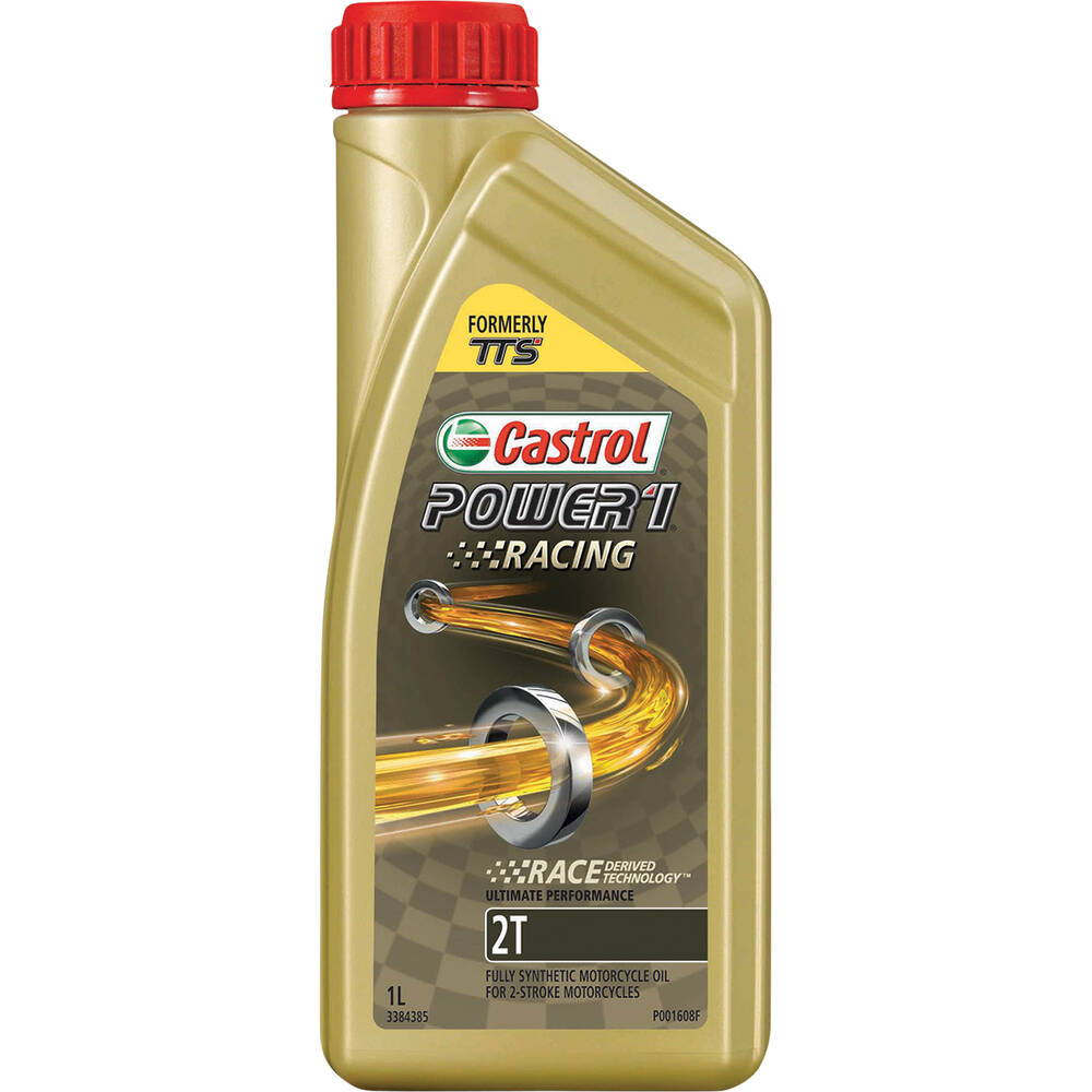 Castrol - POWER 1 - 2T RACING Motorcycle Oil - 1 Litre - 3384385