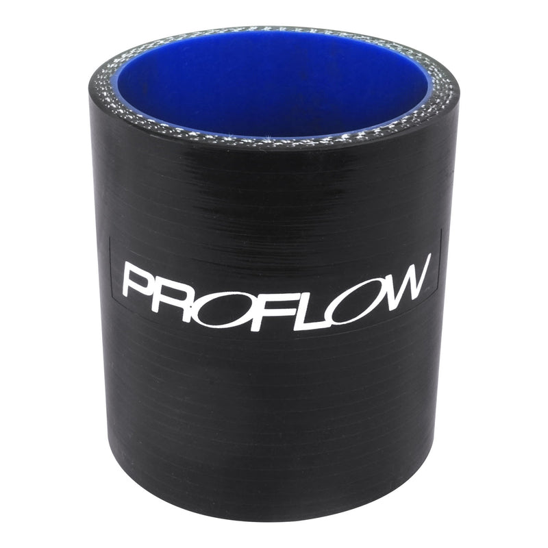 Proflow Hose Tubing Air intake, Silicone, Straight, 3.00in. Straight 3in. Length, Black